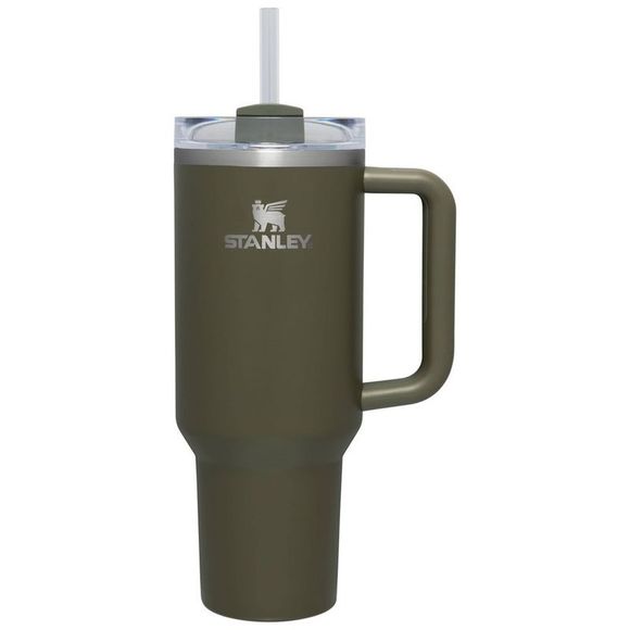 NEW Stanley 40oz Stainless Steel H2.0 Flowstate Quencher Tumbler Peat Moss - - Picture 1 of 4